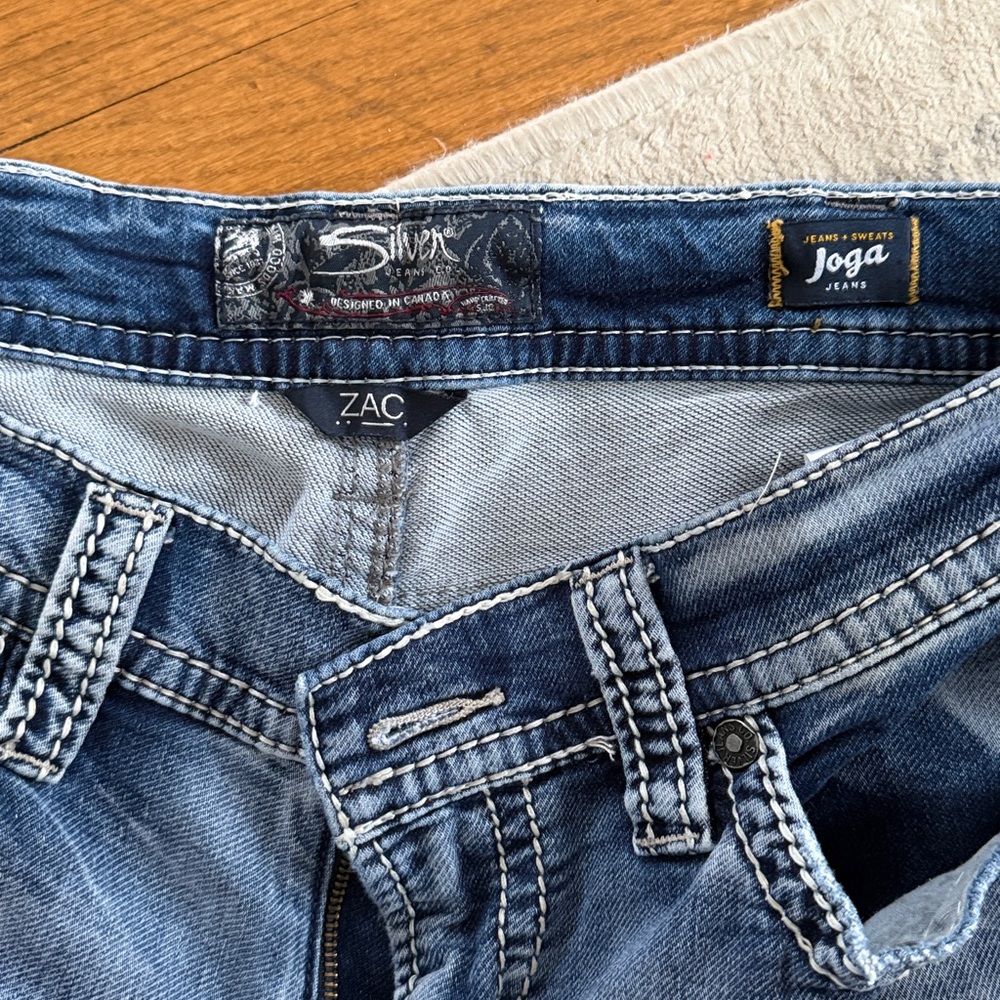 Silver men’s Joga jeans - Picture 4 of 5
